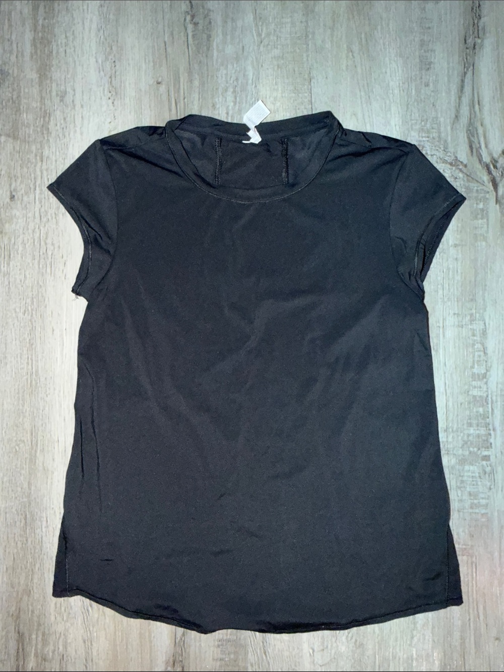 all in motion Black Short Sleeve Crewneck Tee